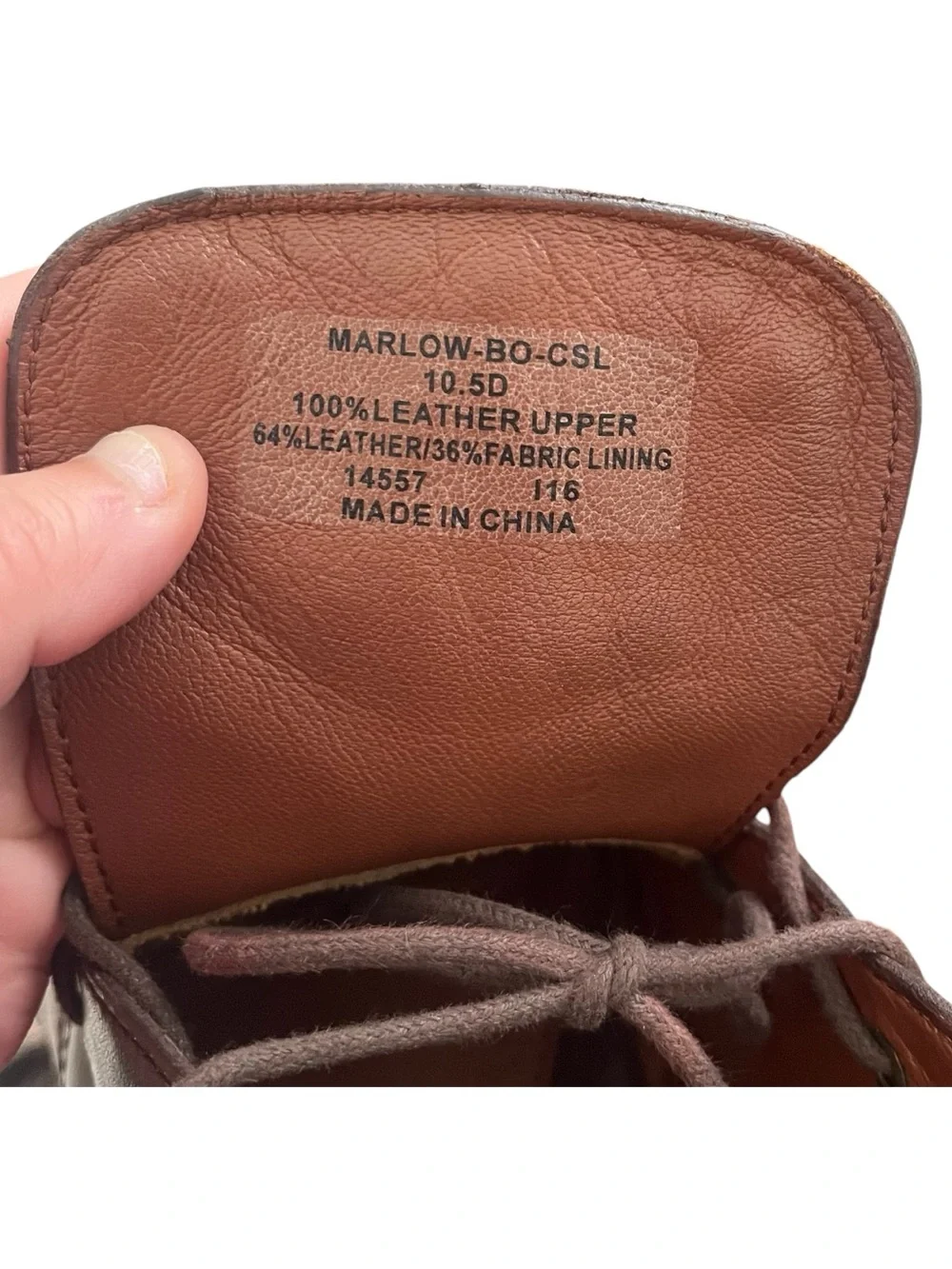 Polo Ralph Lauren Brown Leather Chukka Boots Mens Marlow Size 10.5D